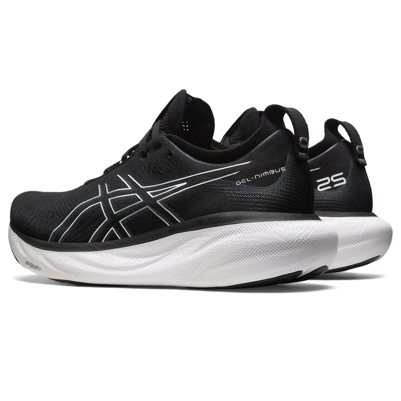 新品/定価以下 GEL-NIMBUS 25 black/black Asics M Gel Nimbus 25 Black/Pure Silver