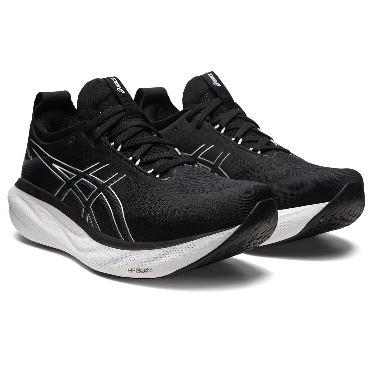 新品/定価以下 GEL-NIMBUS 25 black/black Asics M Gel Nimbus 25 Black/Pure Silver