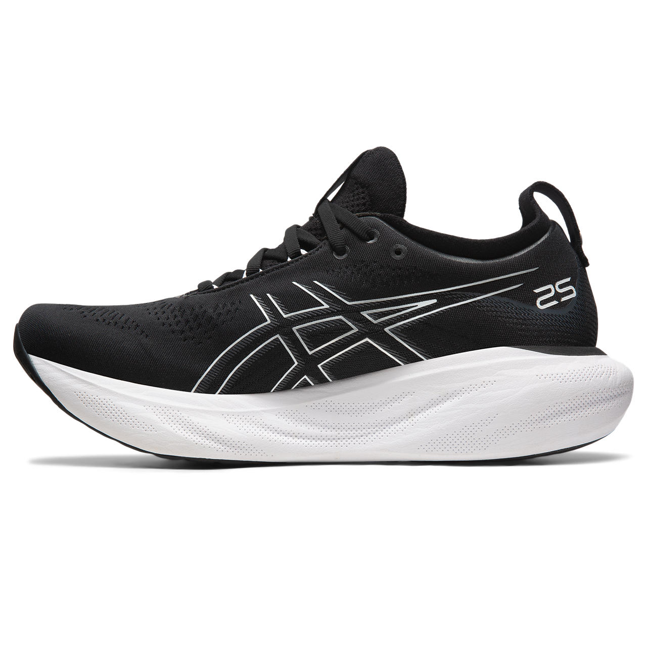 Asics M Gel Nimbus 25 Black/Pure Silver