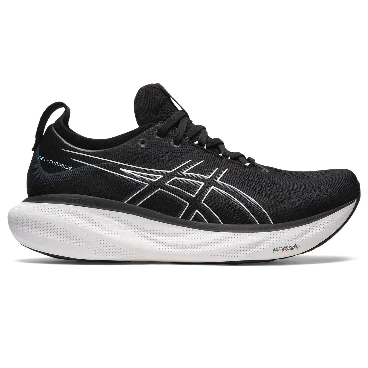 Asics M Gel Nimbus 25 Black/Pure Silver