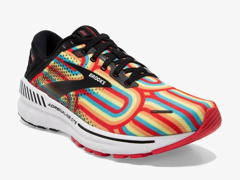 Brooks W ADRENALINE GTS 22 Black/Bittersweet/Limelight